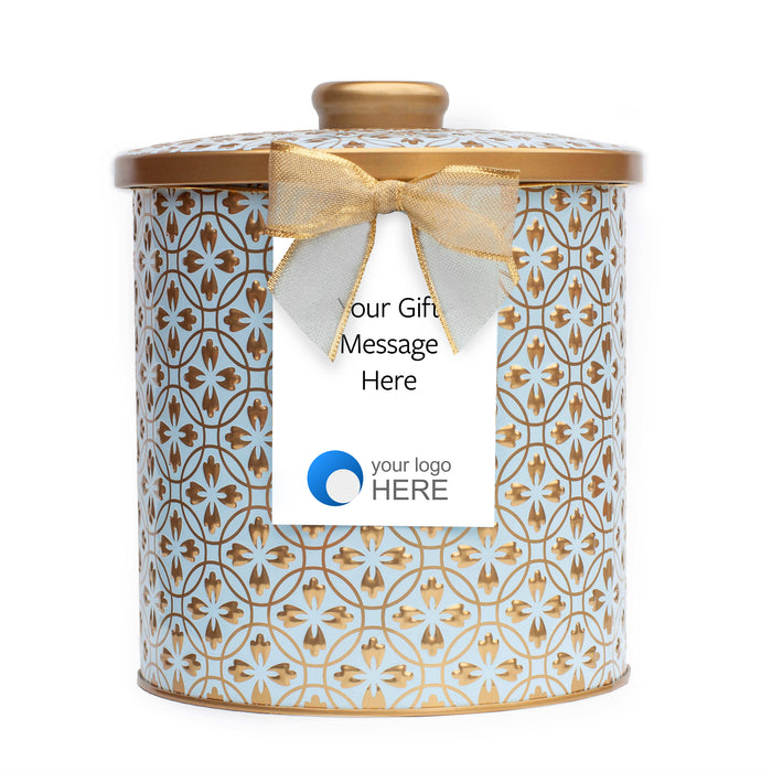 Embossed Cookie Jar Tin