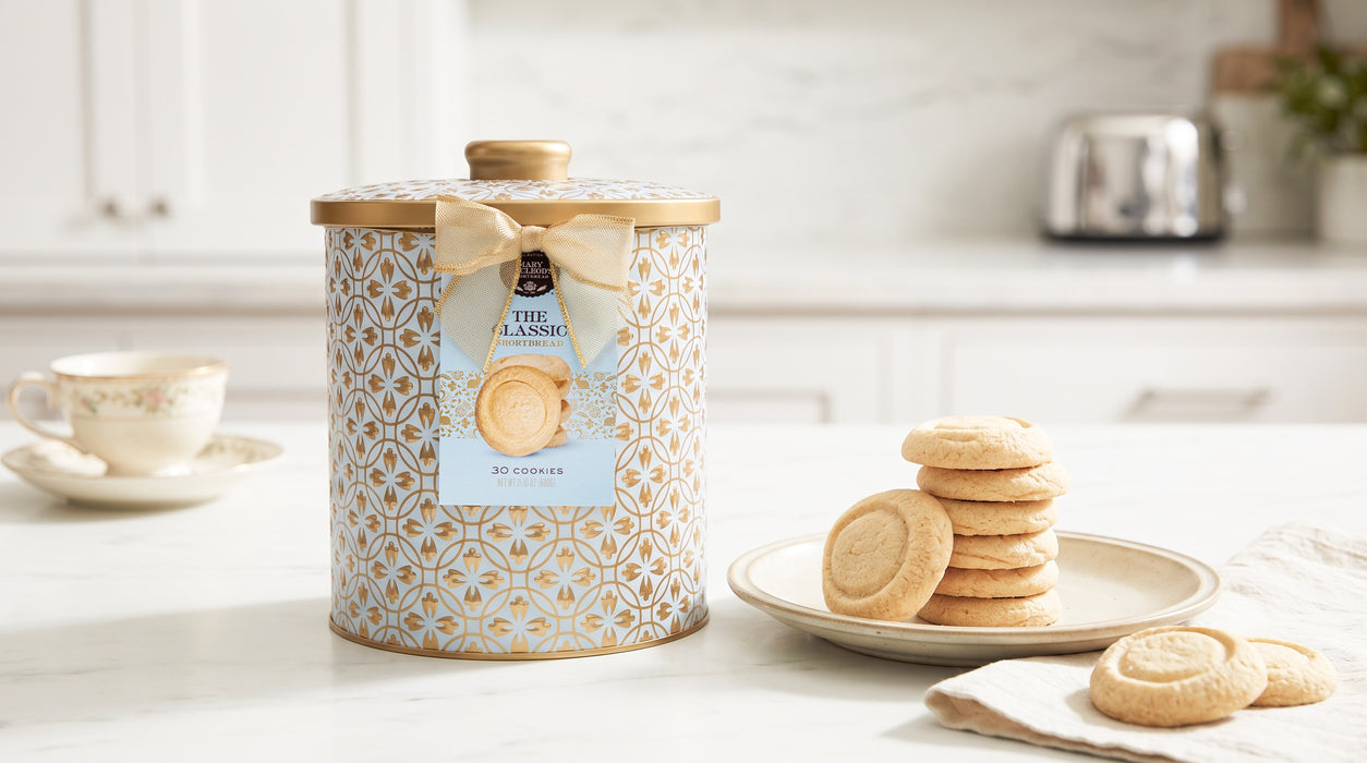 Embossed Cookie Jar Tin