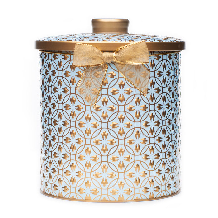 Embossed Cookie Jar Tin